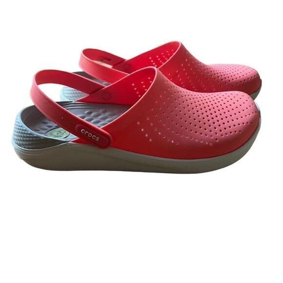 CROCS unisex Literite Fresco  Clogs Men’s Size 12 Women’s Size 14 - Picture 1 of 7